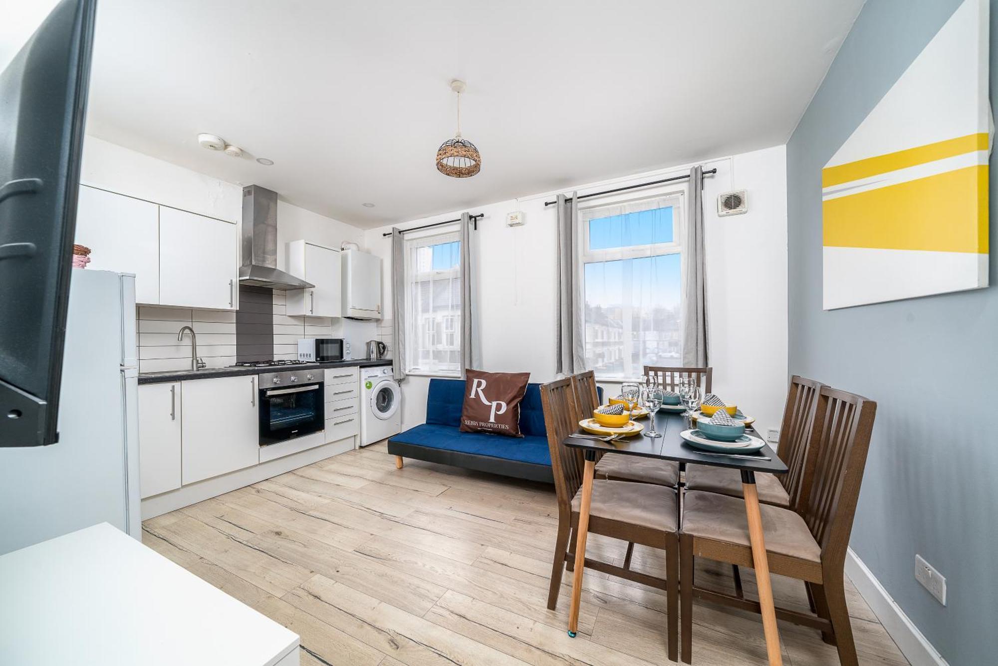 Modern 2 Bed East London Home By Rebby Properties Sleeps 5 Near Canning Town Station Extérieur photo